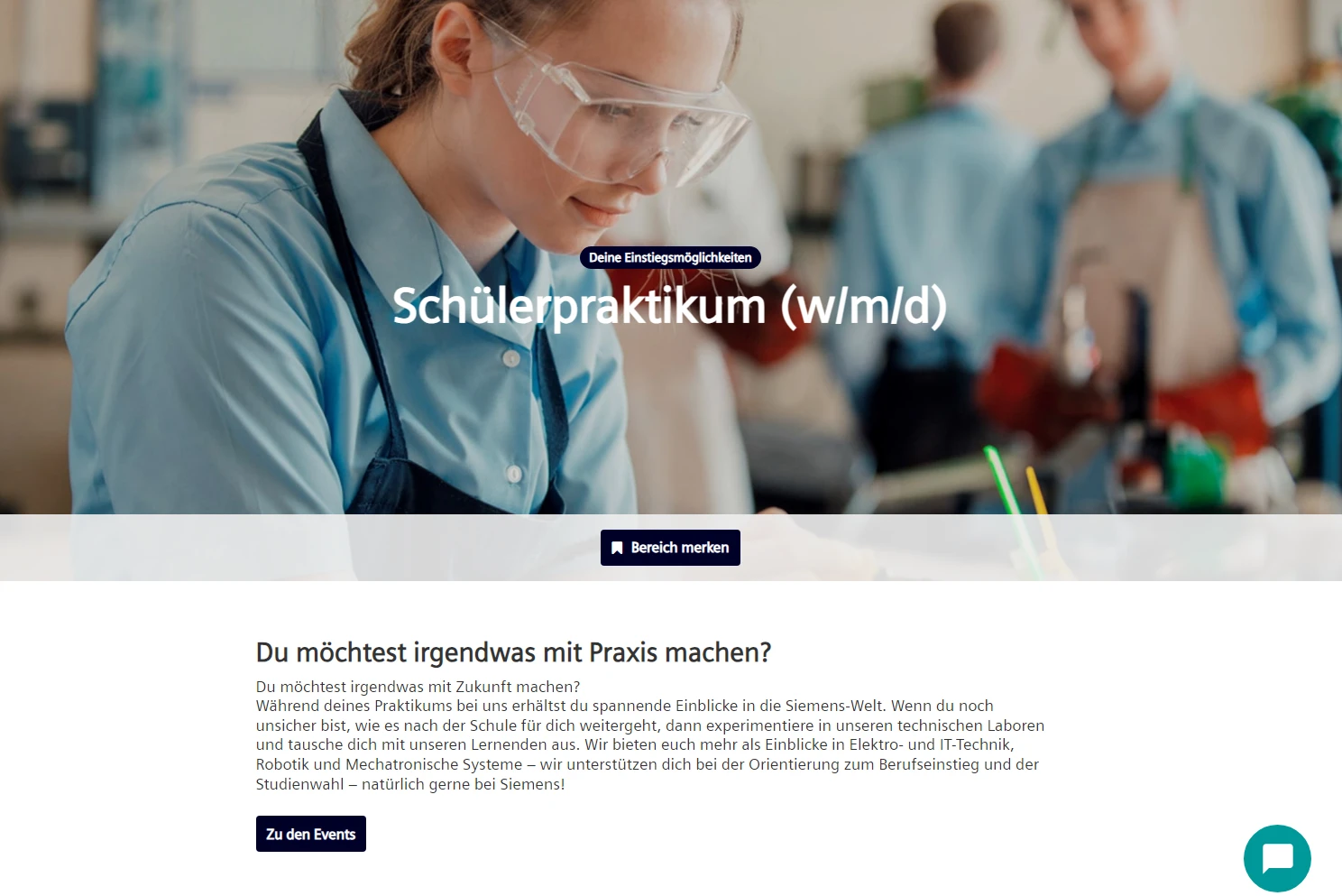 Azubi Recruiting bei Siemens